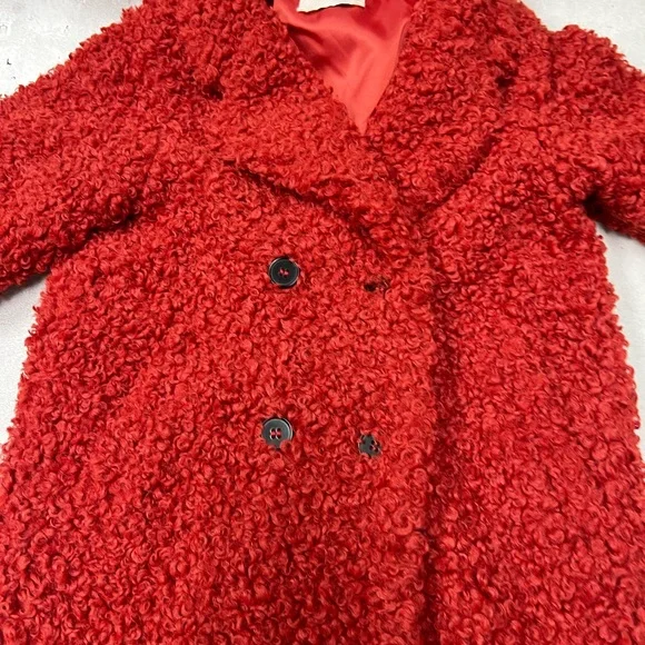 Luxelim sz 4t Teddy Coat red